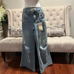 Love Denim Flare Jeans in Light Blue